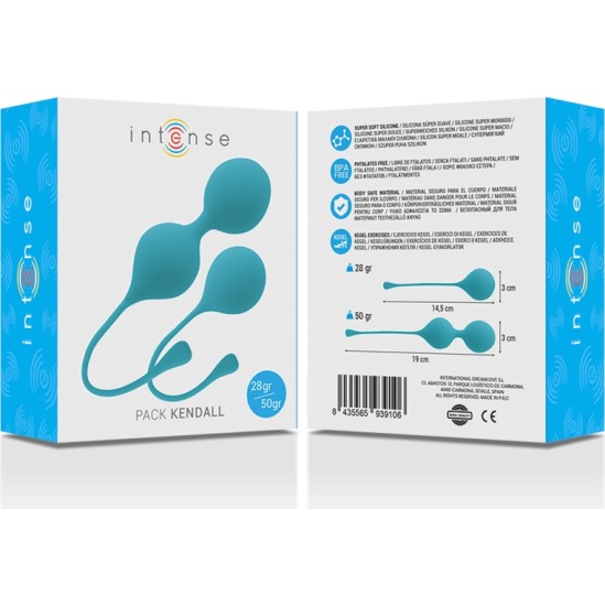 Intense Health & Fun INTENSE - KEGEL BEADS PACK KENDALL BLUE