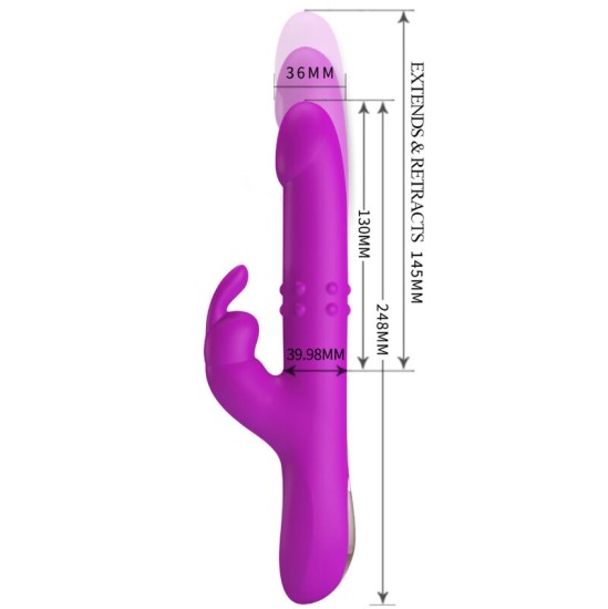 Pretty Love Flirtation PRETTY LOVE – REESE PÖÖRDEV VIBRATORLILLA