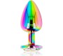 Ohmama Anal OHMAMA - IRIDESCENT CIRCLE ANAL PLUG - SIZE L