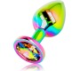 Ohmama Anal OHMAMA - IRIDESCENT CIRCLE ANAL PLUG - SIZE L