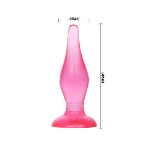 Baile Anal BAILE - LILAC SOFT TOUCH ANAL PLUG 14.2 CM