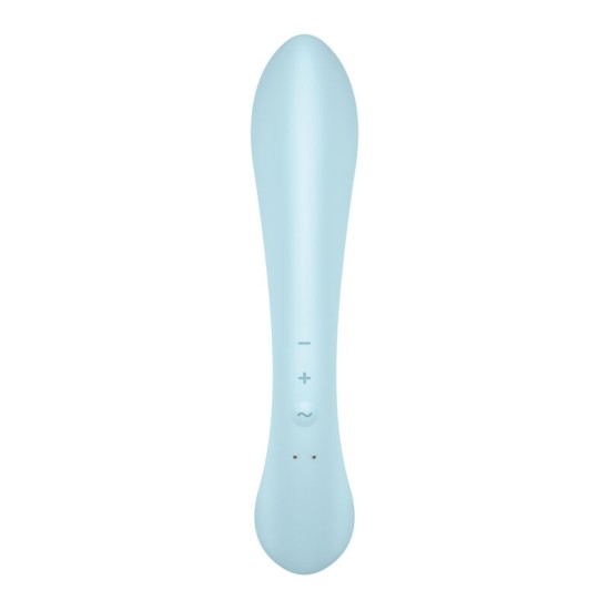 Satisfyer Vibrator SATISFYER TRIPLE OH HYBRID VIBRATION - MĖLYNA