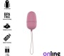 Online vibrējoša ola rozā krāsā ar vadības pulti