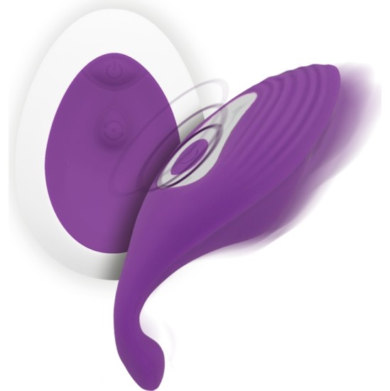 INTENSE - Biksīšu vibrators ar pulti violets