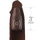 Fantasy X-Tensions FANTASY X- TENSIONS - PIPEDREAMS SLEEVE 22,86 CM + 7,62 CM PLUG REMOTE BROWN
