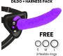 Deltaclub DELTA CLUB - TOYS HARNESS + Dildo violets SILICONE 23 X 4.5 CM