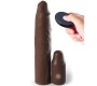 Fantasy X-Tensions FANTASY X- TENSIONS - PIPEDREAMS SLEEVE 22,86 CM + 7,62 CM PLUG REMOTE BROWN