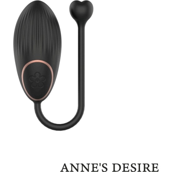 Anne's Desire Vibroola ar tālvadības pulksteņa tehnoloģiju melns/zelta