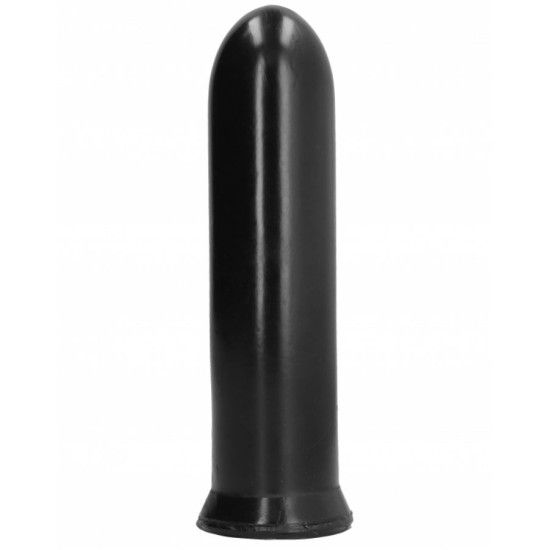 All Black Dildo melnā krāsā 19 cm