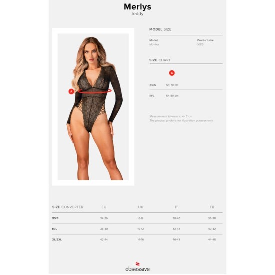 Obsessive Teddies Obsessive – MERLYS TEDDY XS/S