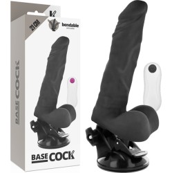 Basecock VIBRADOR LIIGENDAV JUHTIMINE REMOTO NEGRO 21 CM
