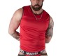 Macho Underwear MACHO - sarkans T-KREKLS L/XL