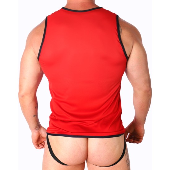 Macho Underwear MACHO - sarkans T-KREKLS L/XL