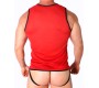 Macho Underwear MACHO - sarkans T-KREKLS L/XL