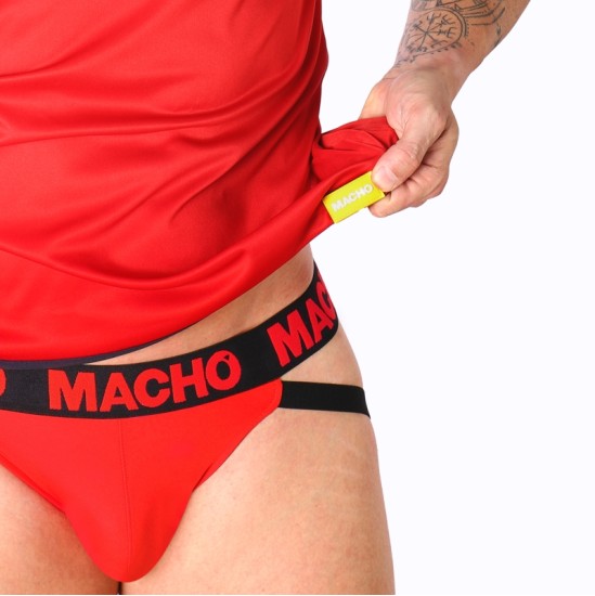 Macho Underwear MACHO - sarkans T-KREKLS L/XL