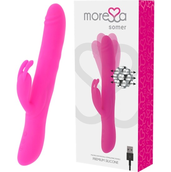 Moressa SOMER PREMIUM VIBRATOR MITME PÖÖRDUMISE FUNKTSIOON