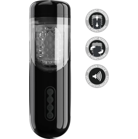 Prettylove Lorelei Rotating and Thrusting Masturbator with Sex Talk