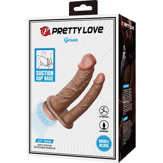 Prettylove Goran Realistic Double Dildo