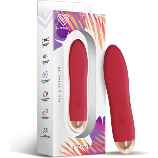 Festival Dawel Stimulator 10 speeds Rust Red