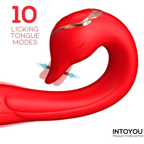 Intoyou Swana Vibrator Licking Tongue with Angle Adjustable