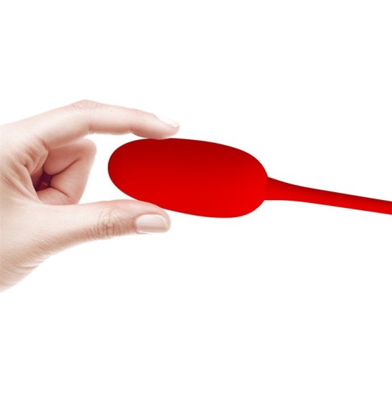 Prettylove Knucker Vibrating Egg Red