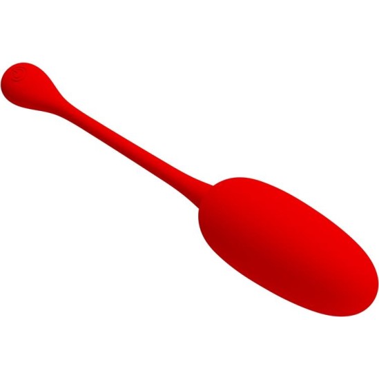 Prettylove Knucker Vibrating Egg Red