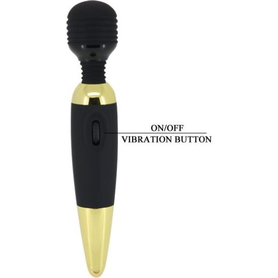 Prettylove Pretty Love Massager Power Wand Black and Gold