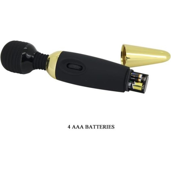 Prettylove Pretty Love Massager Power Wand Black and Gold