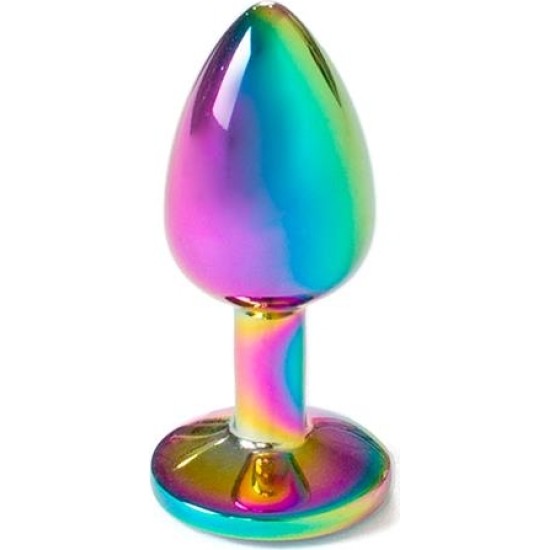 Secret Play Rainbow Metal Butt Plug Size S