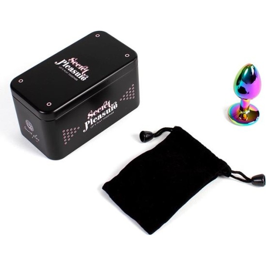 Secret Play Rainbow Metal Butt Plug Size S