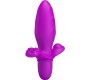 Prettylove Butt Plug with Vibration Fitch Purple