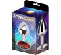 Afterdark Butt Plug with Jewel Red Rubby Size L Aluminium