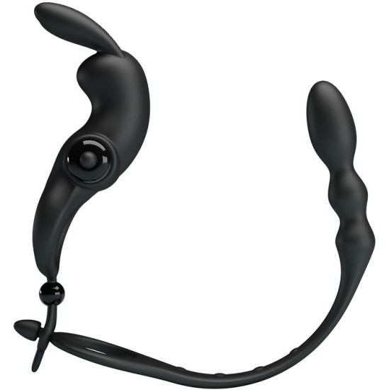 Prettylove Vibrating Ring with Desmontable Anal Chain