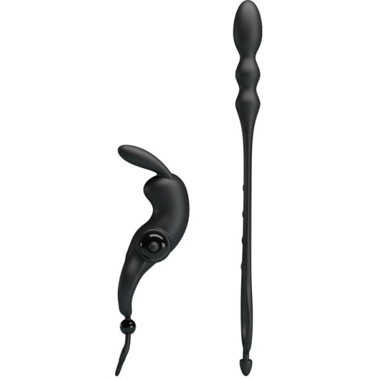 Prettylove Vibrating Ring with Desmontable Anal Chain