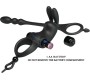 Prettylove Vibrating Ring with Desmontable Anal Chain