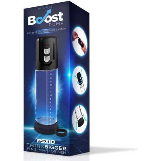 Boost Pumps PSX10 Automatic Penis Pump Crystal