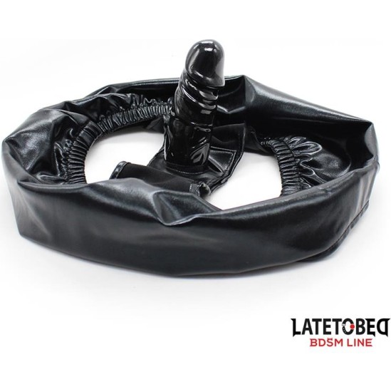 Latetobed Bdsm Line Elastic Briefs with Semi Realistic Dildo