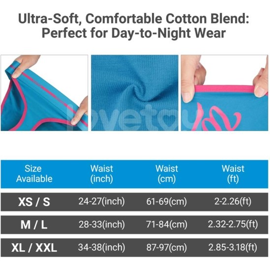 Lovetoy Printed Vibrating Sexy Panties 34-38