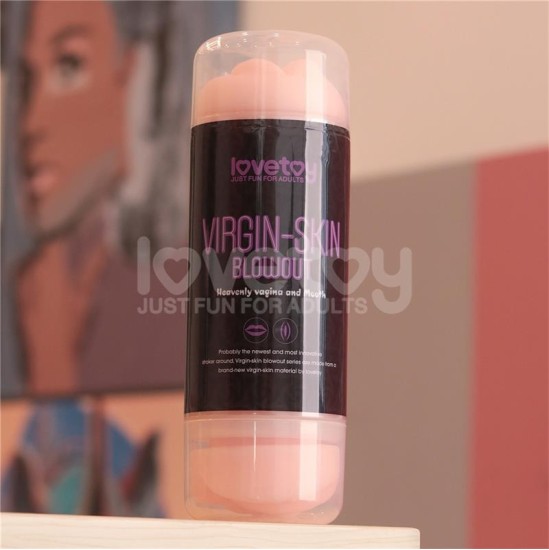 Lovetoy Male Masturbator Virgin-skin Vagina and Mounth