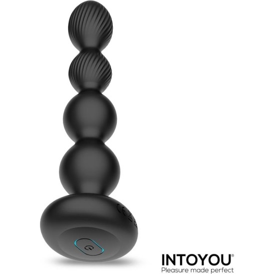 Intoyou Mouve Butt Plug with Waving and Vibratiion with Remote Control 2 Motors