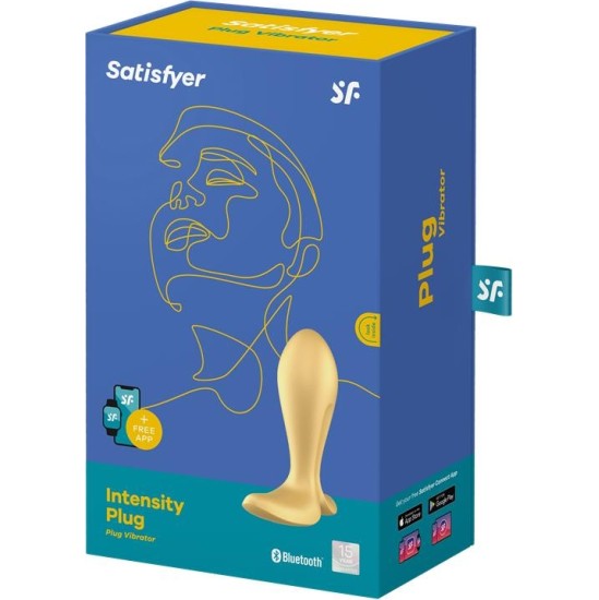 Satisfyer Vibrating Anal Plug with APP Satisfyer Connect Intensity Plug