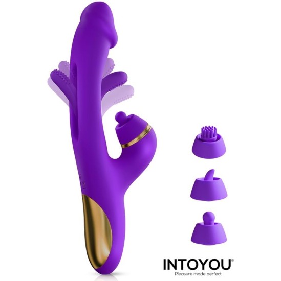 Intoyou Siter 2.0 Flapping Tongue with Hitting Ball Vibrator with Caps
