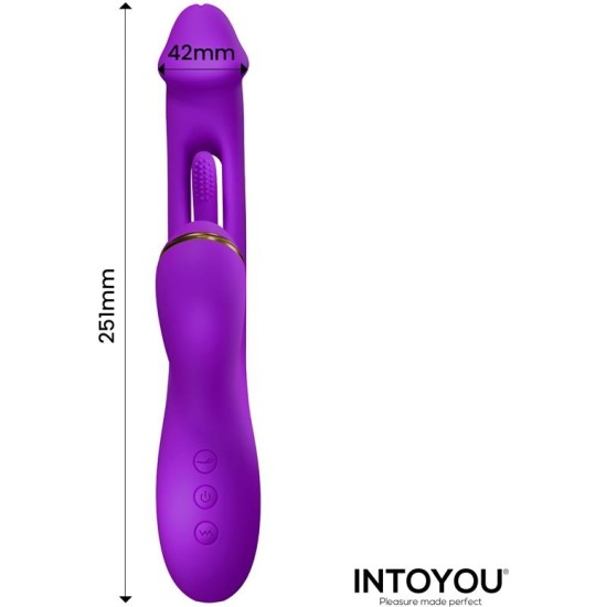 Intoyou Siter 2.0 Flapping Tongue with Hitting Ball Vibrator with Caps