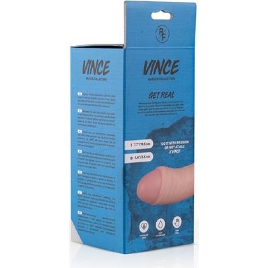 Real Fantasy Vince Realistic Dildo  19.5 cm