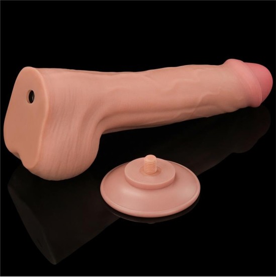 Lovetoy Dildo Dual Layer Sliding Skin 11.5