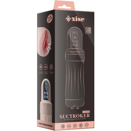 Xise Suctroker V3.0 III Sucking Effect and Vibrating Masturbator