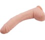 Baile Alex Curved Dildo with Testicles G-Spot Suction Cup Flesh