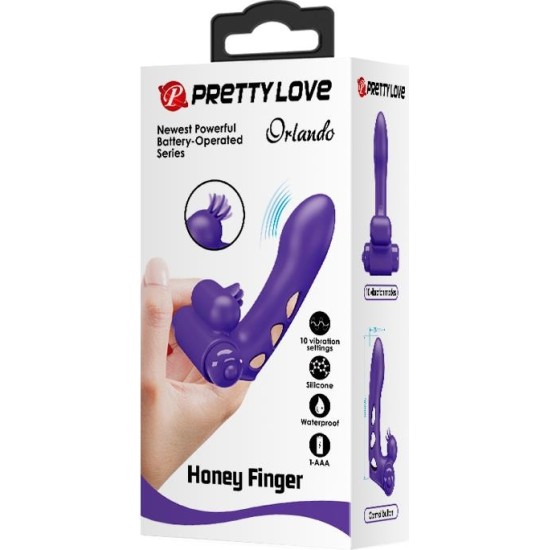 Prettylove Orlando Finger Sleeve with Vibration