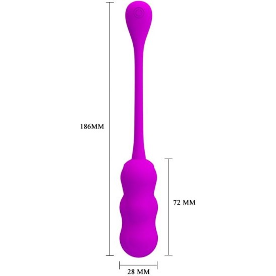 Prettylove Leshy Vibrating Egg with Remote Control USB
