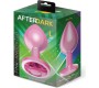 Afterdark Anodyzed Anal Plug Pink with Jewel Size L